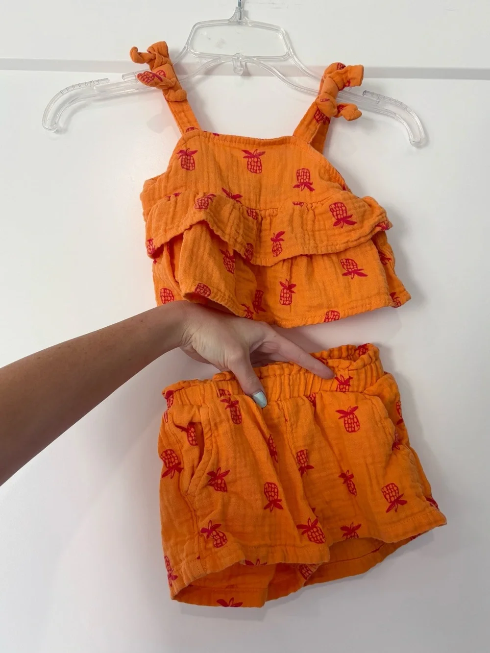 Cat & Jack Pineapple Tank and Short Set 2T